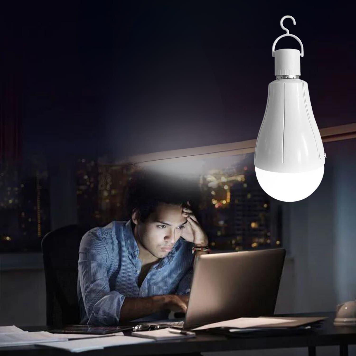 Підвісна акумуляторна лампочка